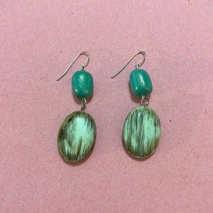 Green Earrings